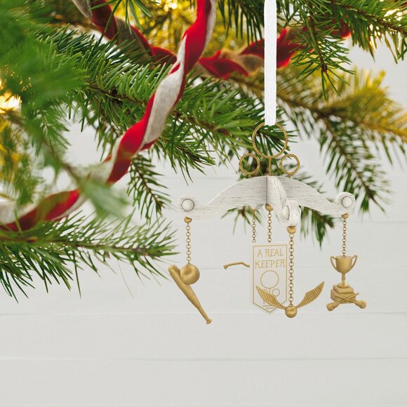 New! Harry Potter Quidditch Mobile Hallmark Keepsake Ornament 2023 A Real Keeper - Picture 5 of 5